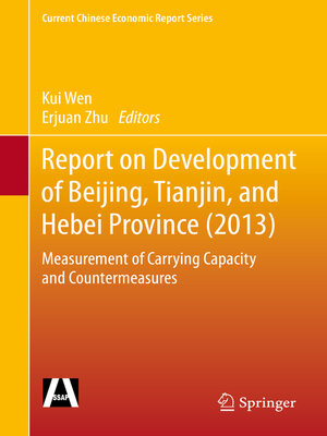 cover image of Report on Development of Beijing, Tianjin, and Hebei Province (2013)